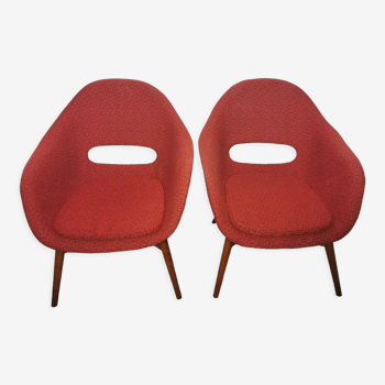 Shell armchairs by Miroslav Navratil