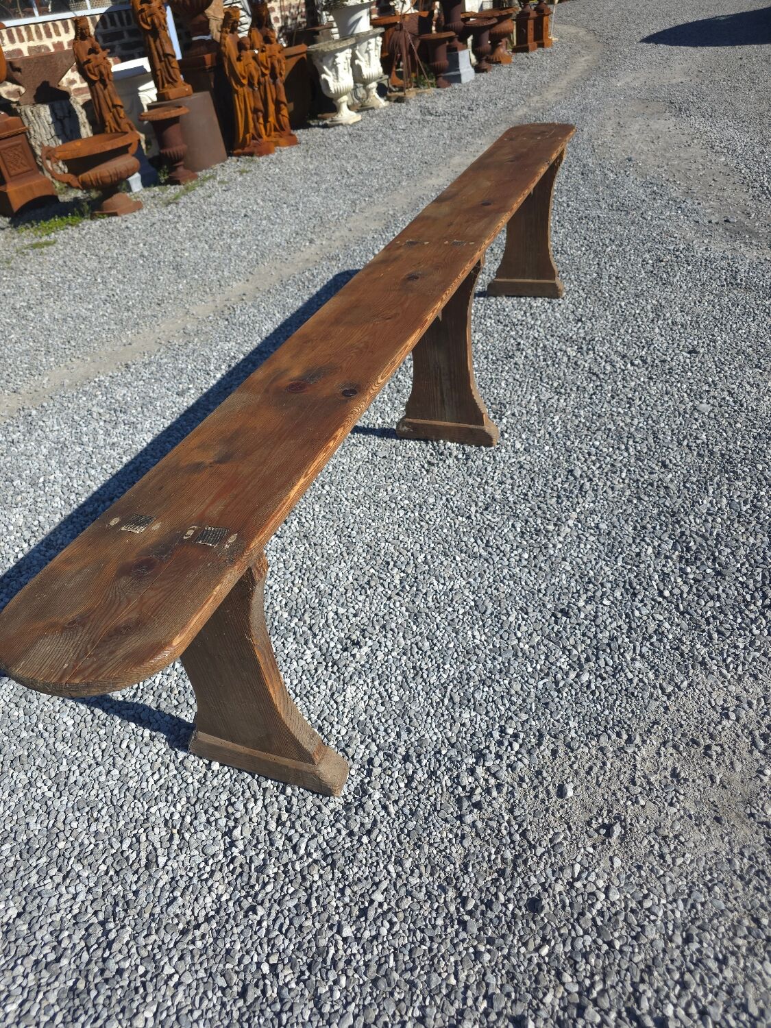 Fir farm bench