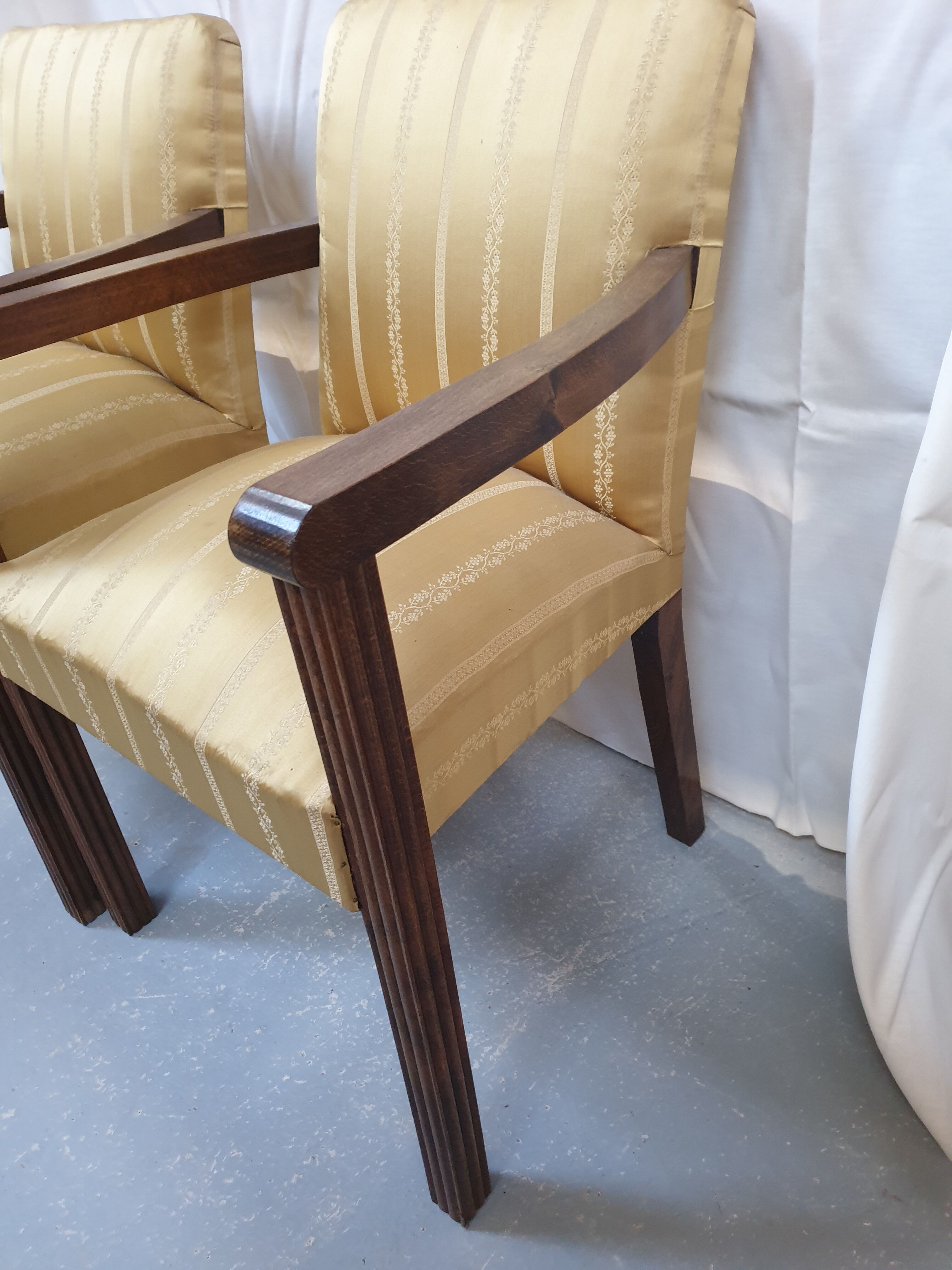 Pair of armchairs art deco