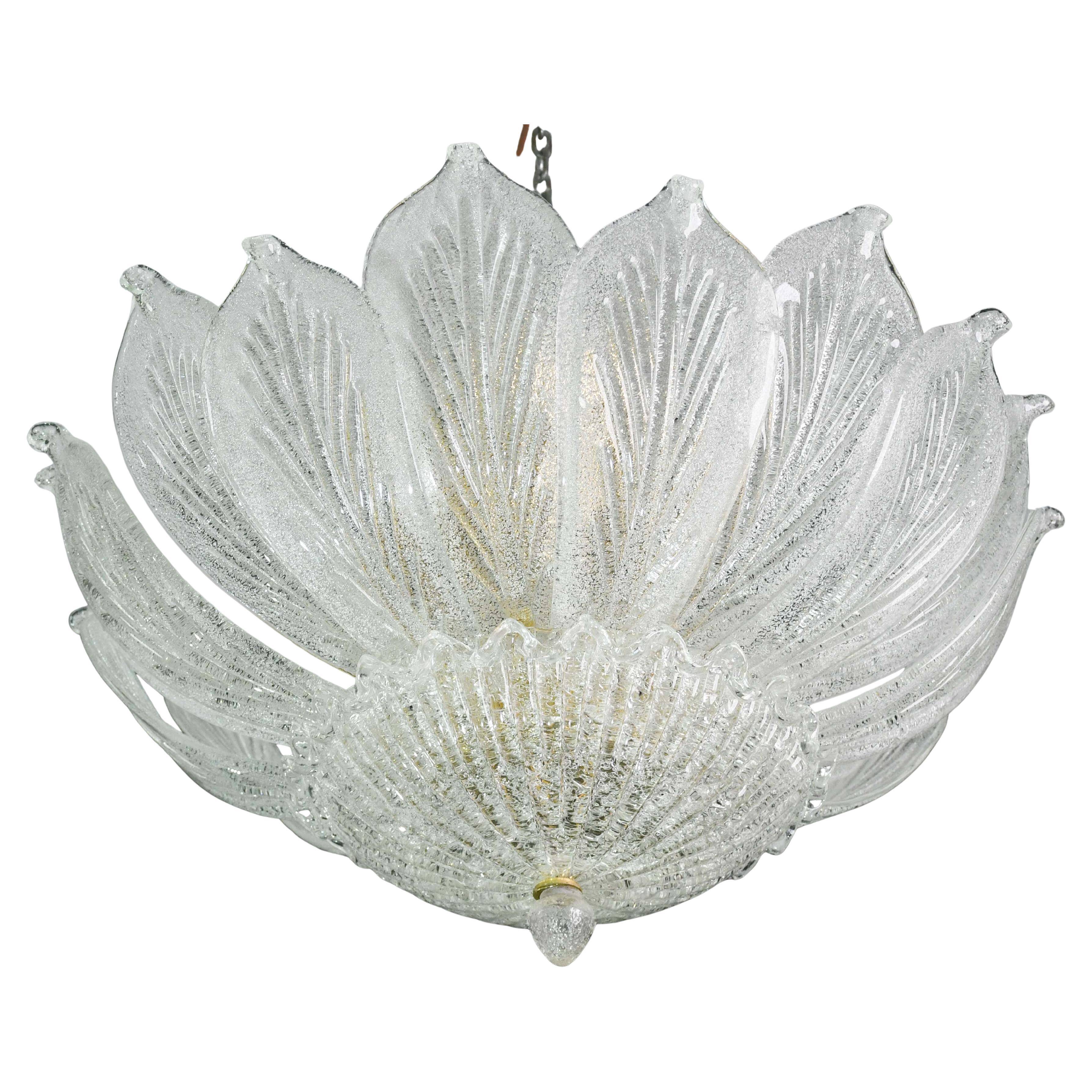 Napoli, Italian Murano Glass Ceiling Light or Flush Mount, 1970s