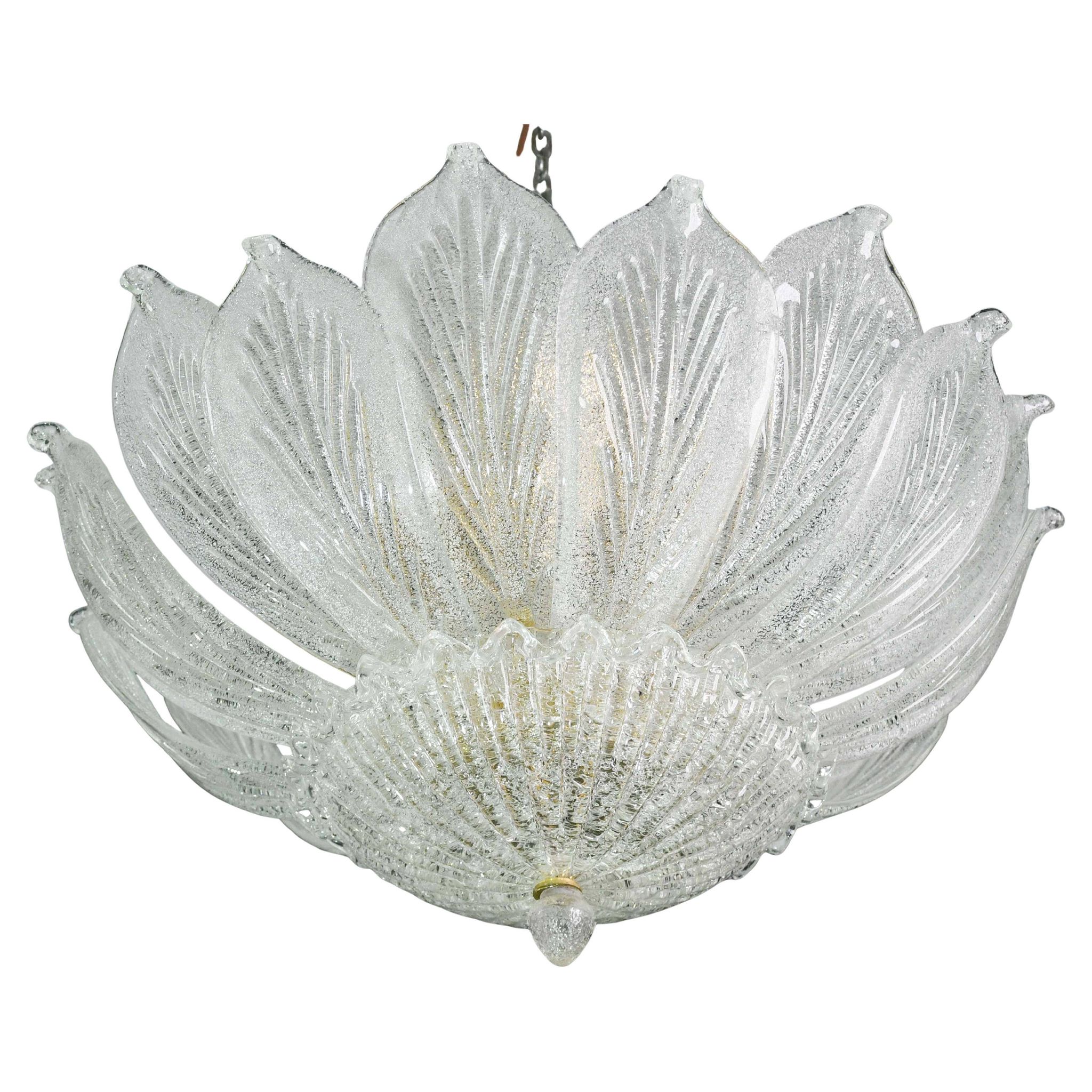 Napoli, Italian Murano Glass Ceiling Light or Flush Mount, 1970s