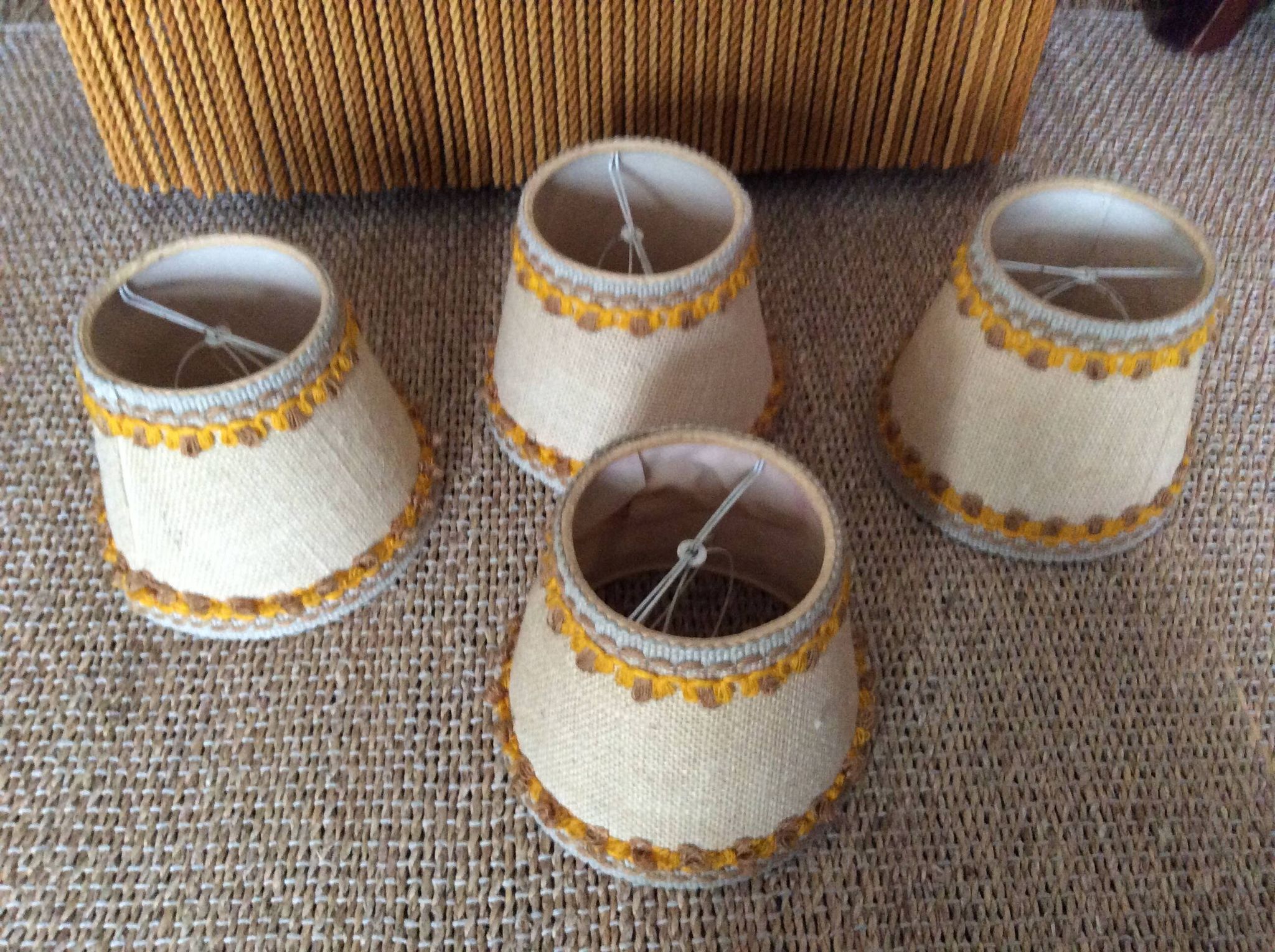 4 lampshades