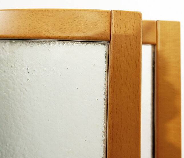 Glass Voyeur Screen / Room Divider by Vittorio Livi for Fiam - 1990s