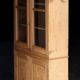 Beautiful patinated pine bookcase (circa 1900).