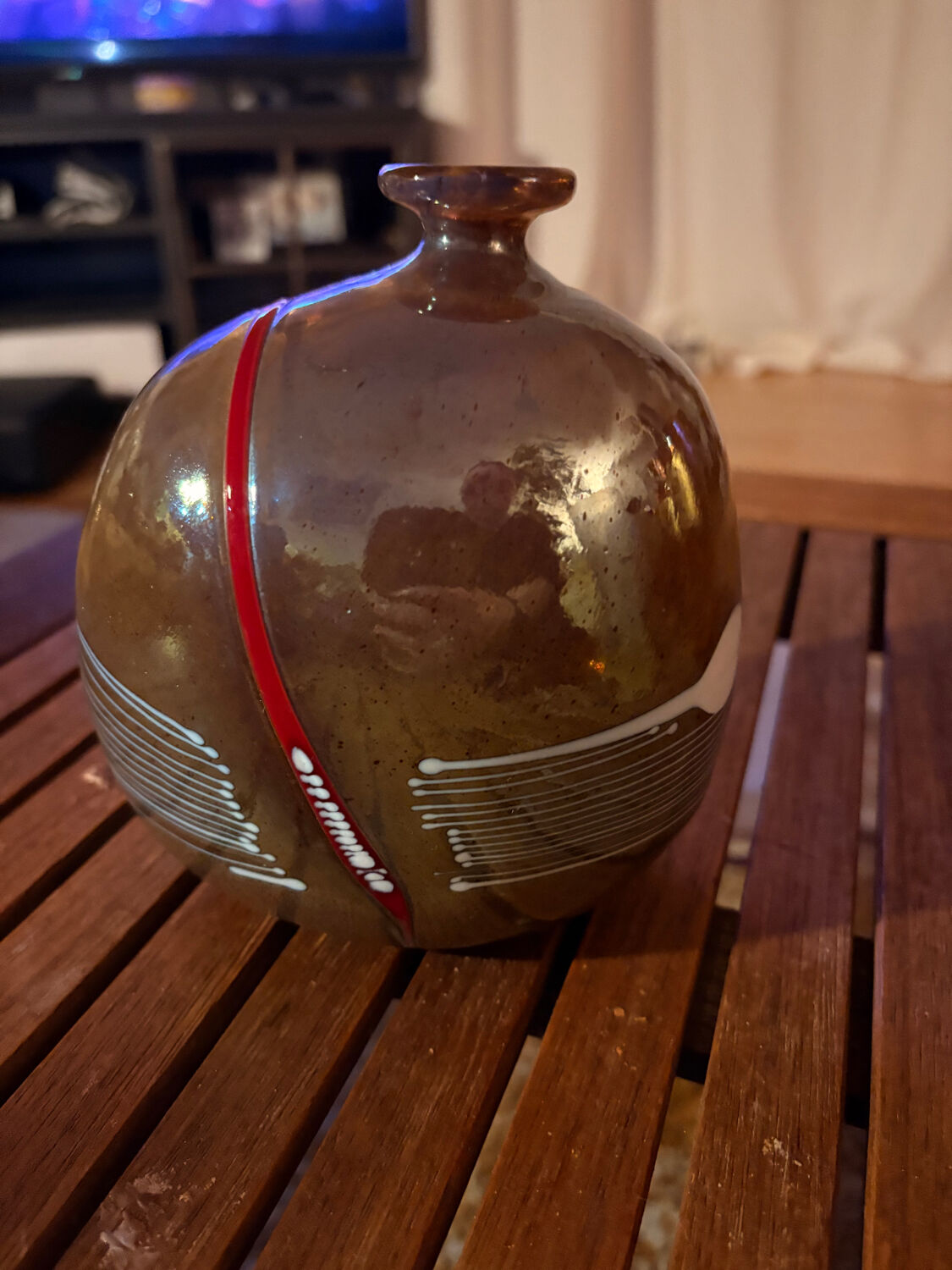 Kosta Boda vase signed Helga Bolviken – limited edition