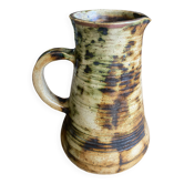 Magnificent pyrite stone jug, unique piece by French ceramist Caty Bie.