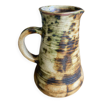 Magnificent pyrite stone jug, unique piece by French ceramist Caty Bie.