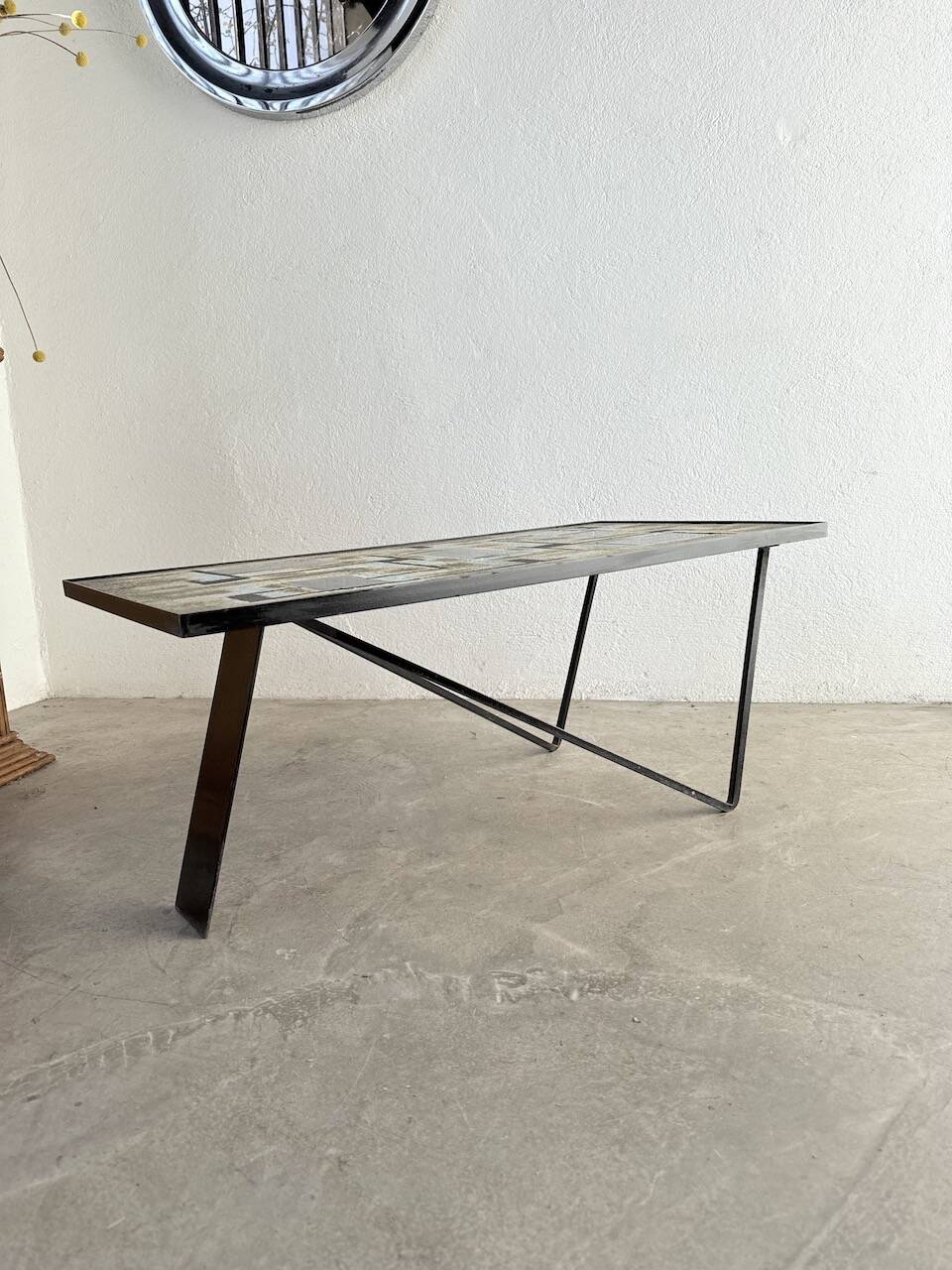 1950s coffee table ceramic Pirot