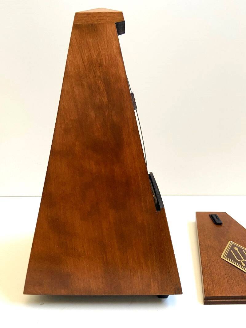 Metronome Music System Maelzel WITTNER 803M Made in W. Germany Walnut Wood