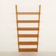 Étagère scandinave des années 60 en chêne doré.
