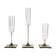 Crystal candlesticks, Rosenthal, designed by G. Jensen, Germany, 1970s