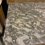 Walnut sideboard marble top 19th