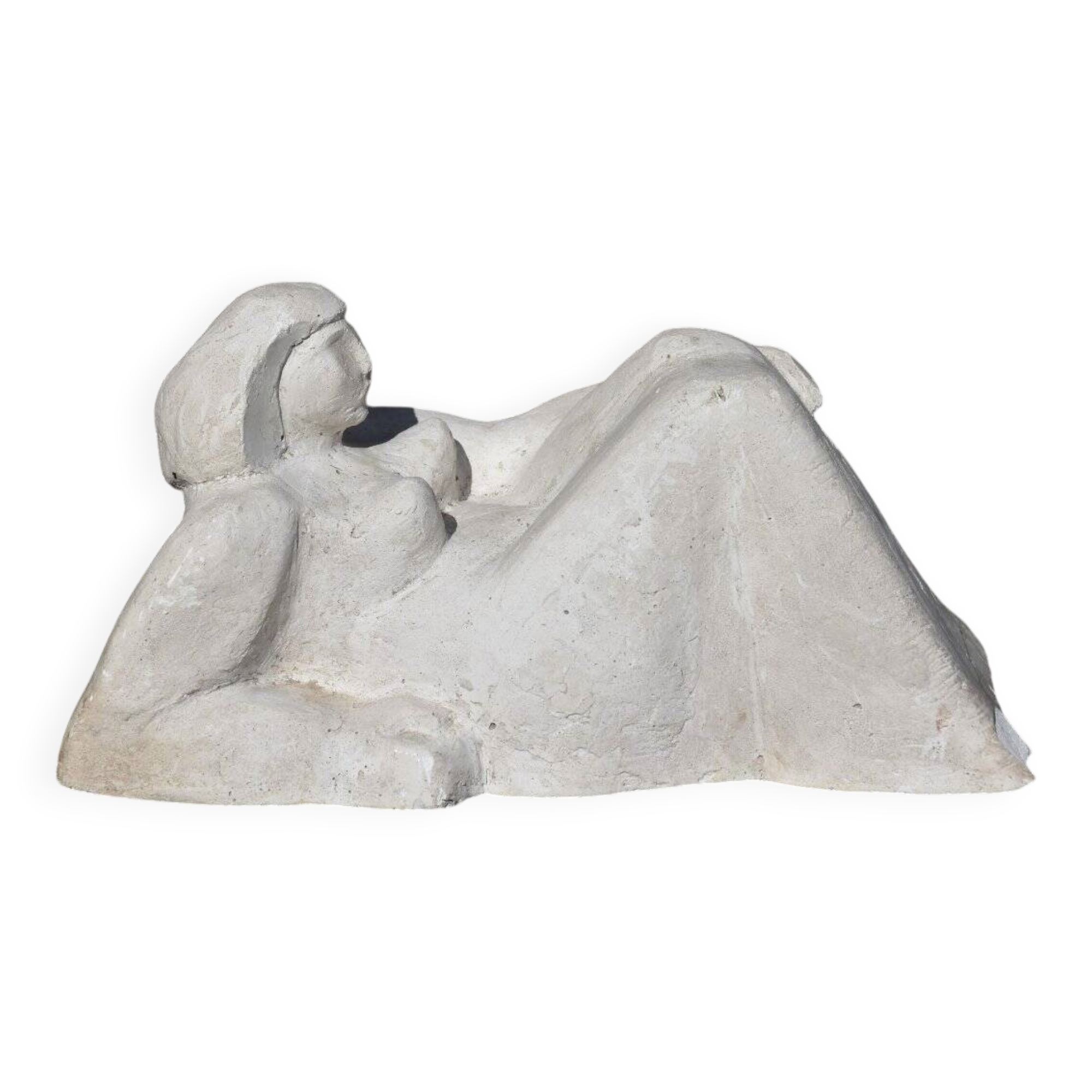 French school (monogrammed MB), Reclining nude woman (circa 1950)