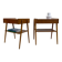 Pair of teak bedside tables AB Carlström, 1960