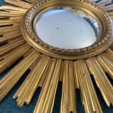 Miroir soleil œil de sorcière vintage années 1960