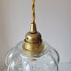 Molded glass pendant light