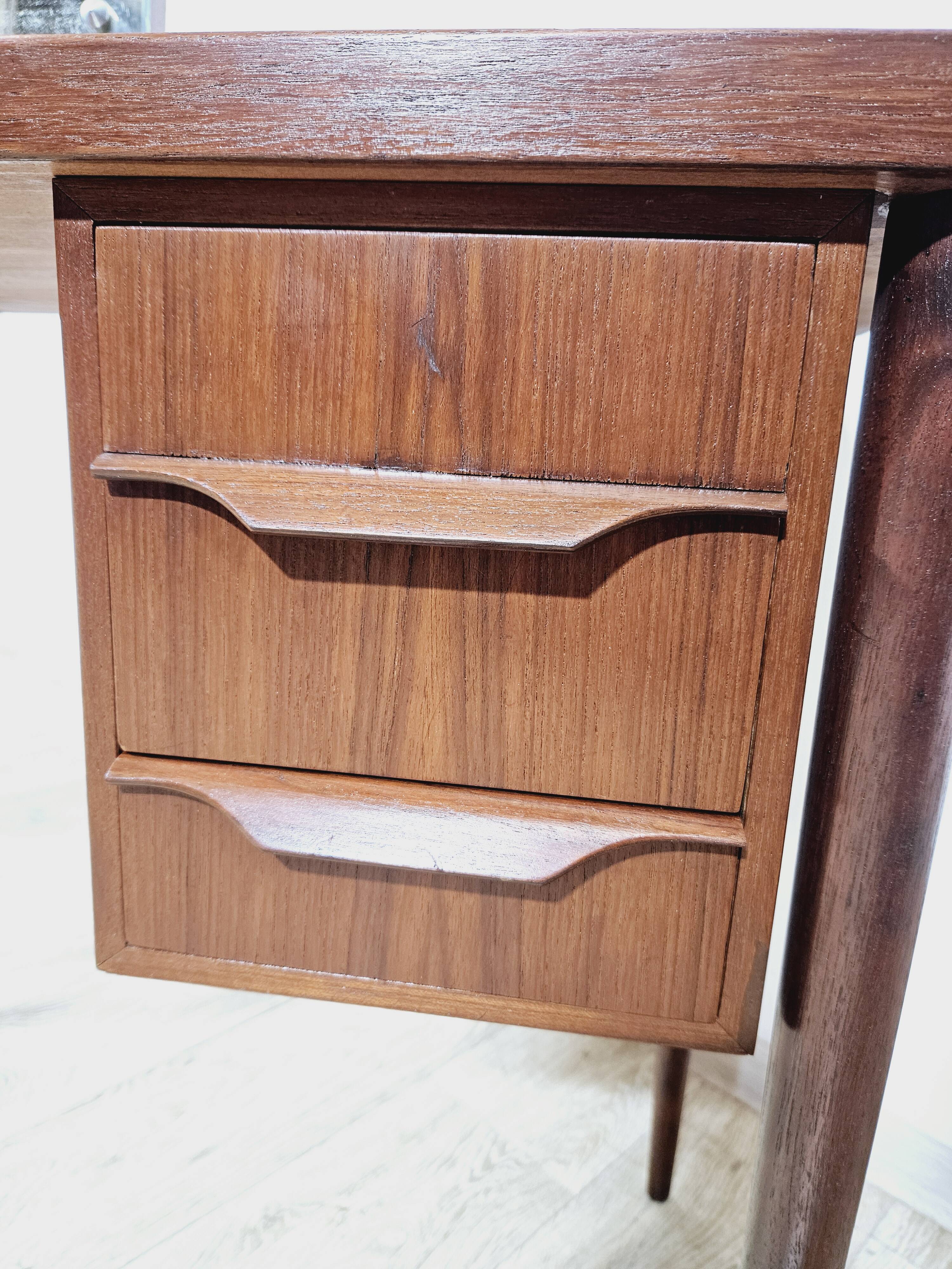 Gunnar nielsen tibergaard, toilet teak, denmark, 1960s.