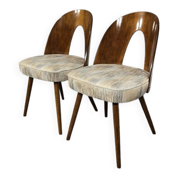 Paire de chaises de salle à manger par Antonin Suman, années 1960