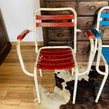 Set of 5 armchairs Tolix T2 50s