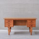 Oak danish mid-century desk