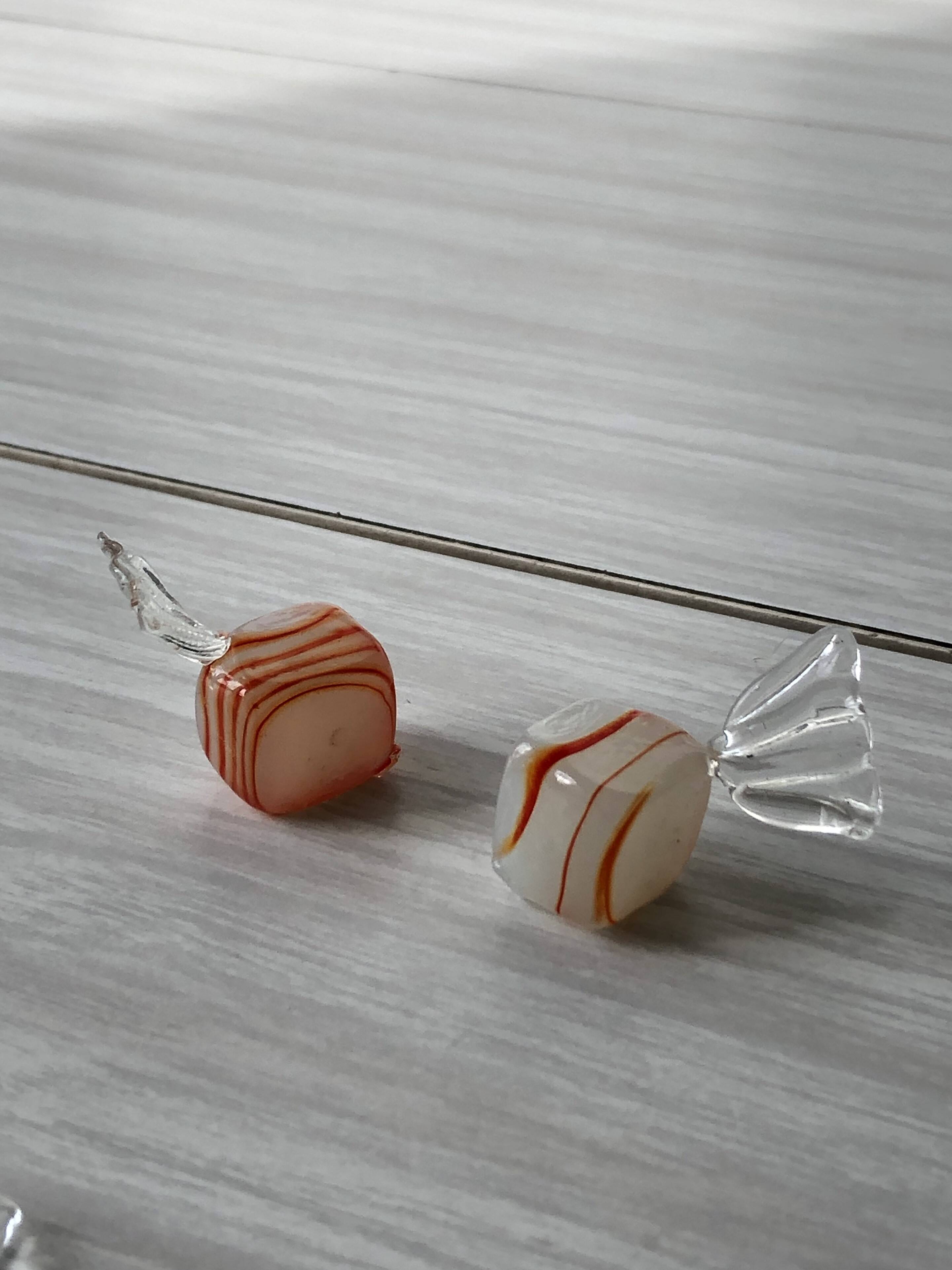 10 porte couteaux bonbons verre de Murano Pop Art