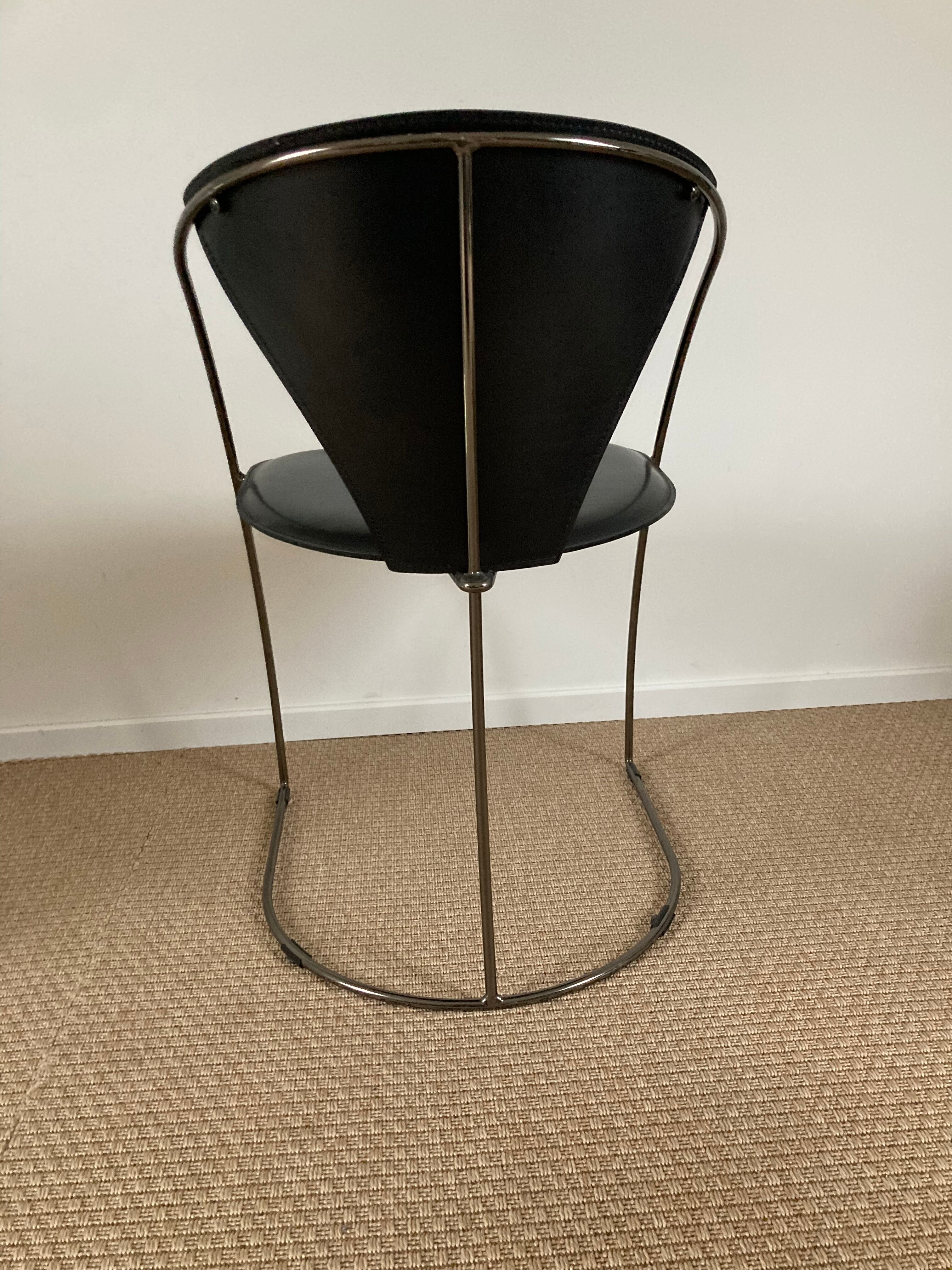 6 chairs Aarben Italia 1980