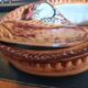 Painted terracotta terrine