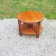 Coffee table nesting tables in cherry wood in classic style from the 60s/70s