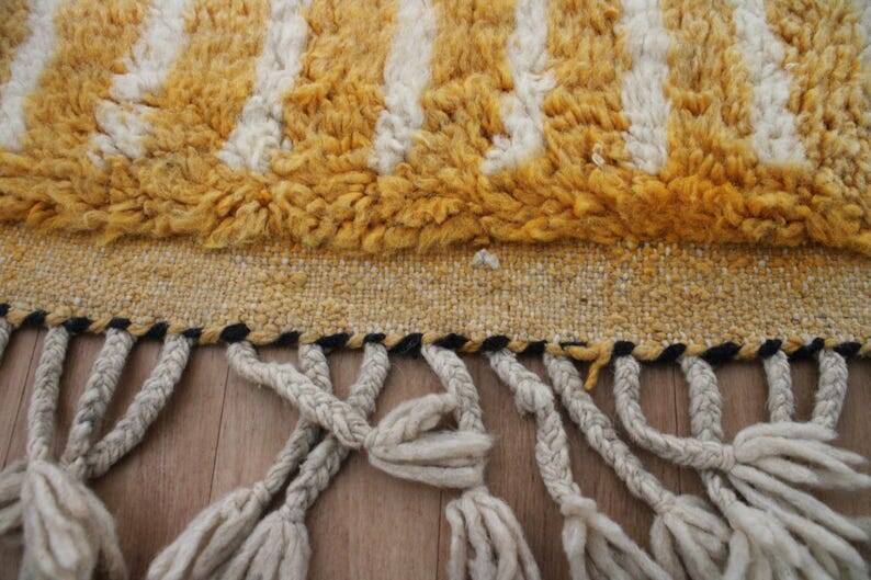 Yellow Berber rug 150/250cm