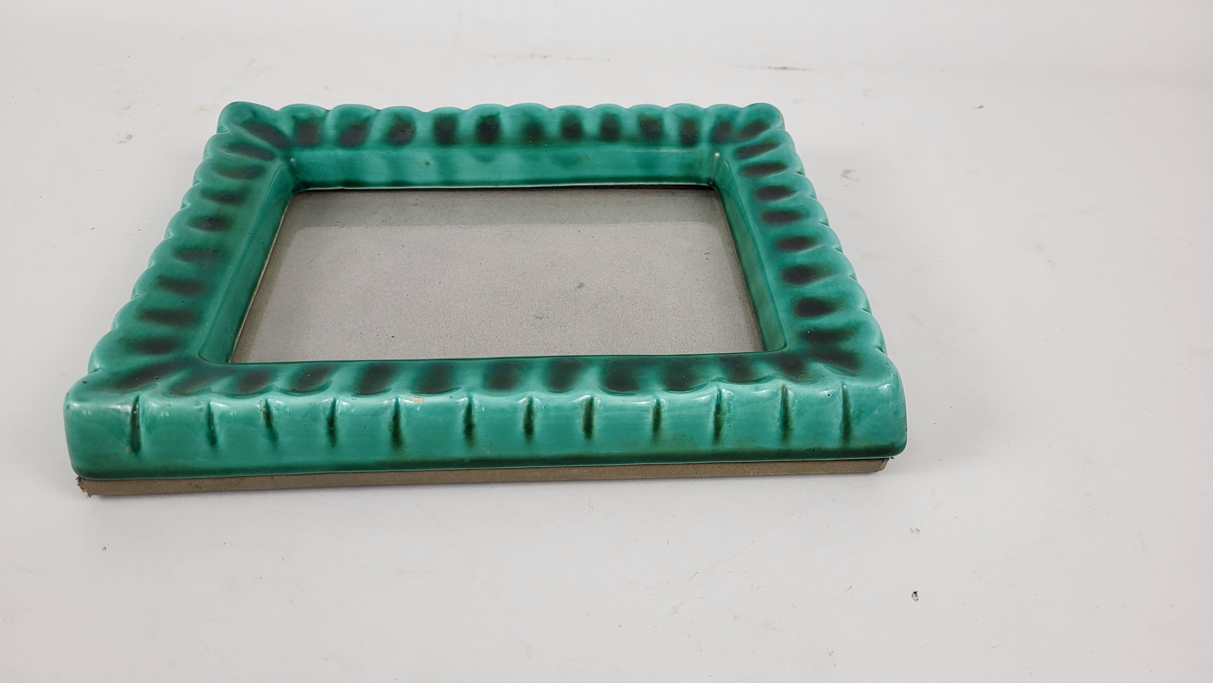 Vintage earthenware frame
