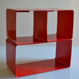 Modular bookcase made up of 3 boxes