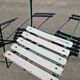 Set of 4 folding wrought iron bistro chairs