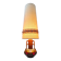 Lampe de sol vintage amphore en céramique à double éclairage, années