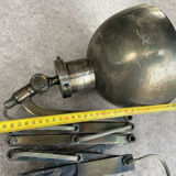 2 accordion scissors wall lights Cheoma in silver metal