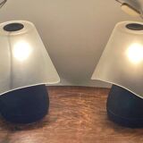Paire de lampes champignon Murano