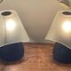 Pair of Murano mushroom lamps