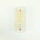 Mid Century Scandinavian Glass & Brass Wall Lamp - C.Fagerlund, 1960s