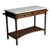 Faux bamboo side table ca. 1900