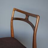 Dining chairs model 94 by Johannes Andersen for Christian Linneberg, Denmark. Set of 6.