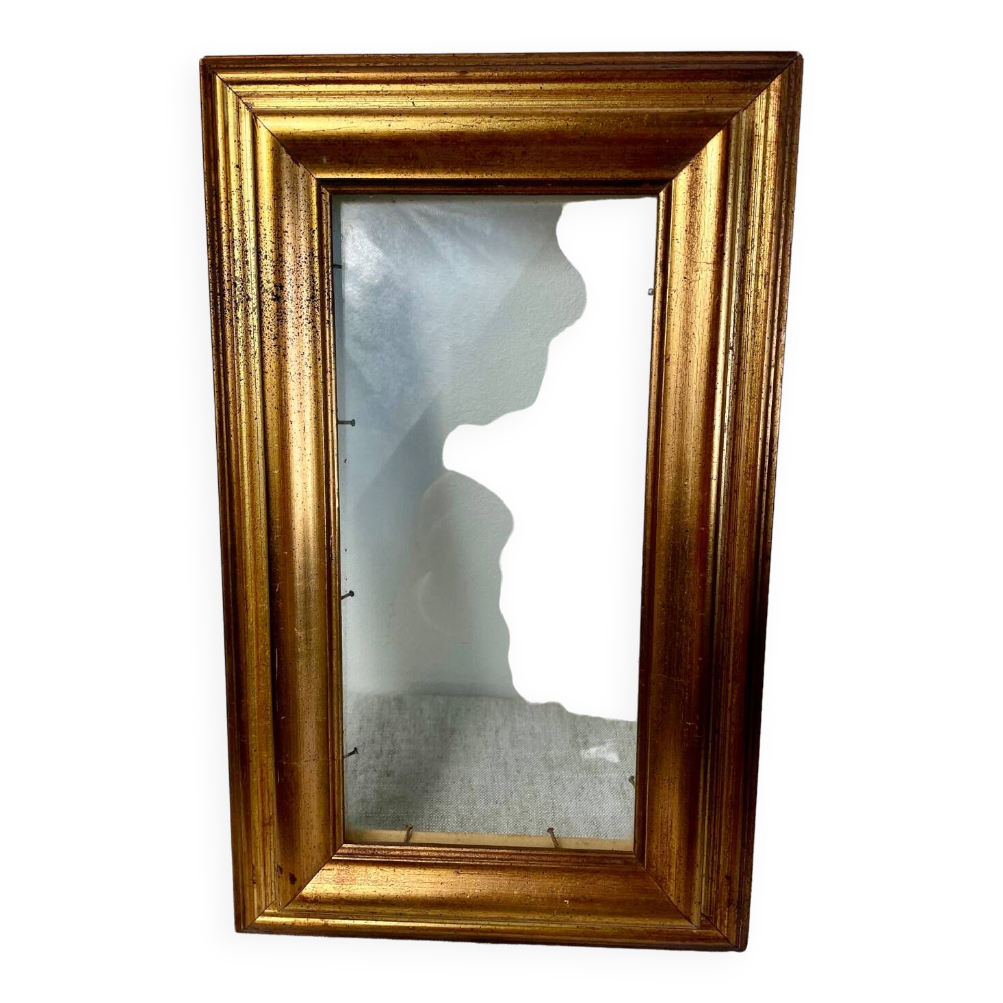 Glazed wooden frame