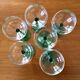 Set de 6 verres à vin d’Alsace en cristal ciselé