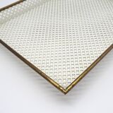 Rare Original Mid Century perforated Metal Serving Tray by Mathieu Mategot