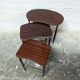 Trio de tables gigognes forme rognon