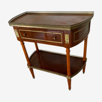 Console meuble en bois massif style Louis XVI
