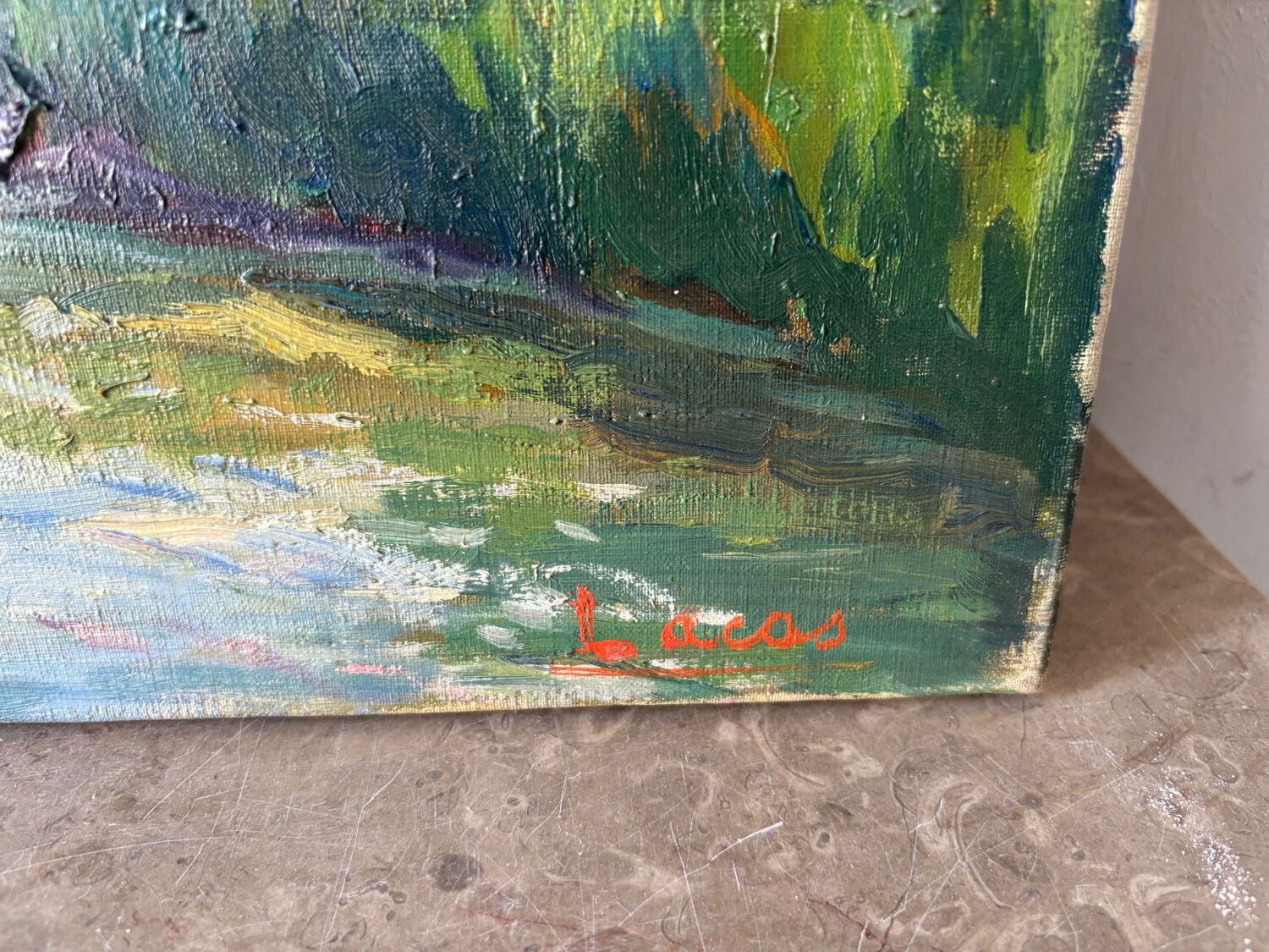 Landscape signed Lacas