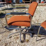 Armchair and 2 vintage chairs eurosit