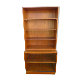 Bibliothèque oscar - étagères et vitrine - vintage