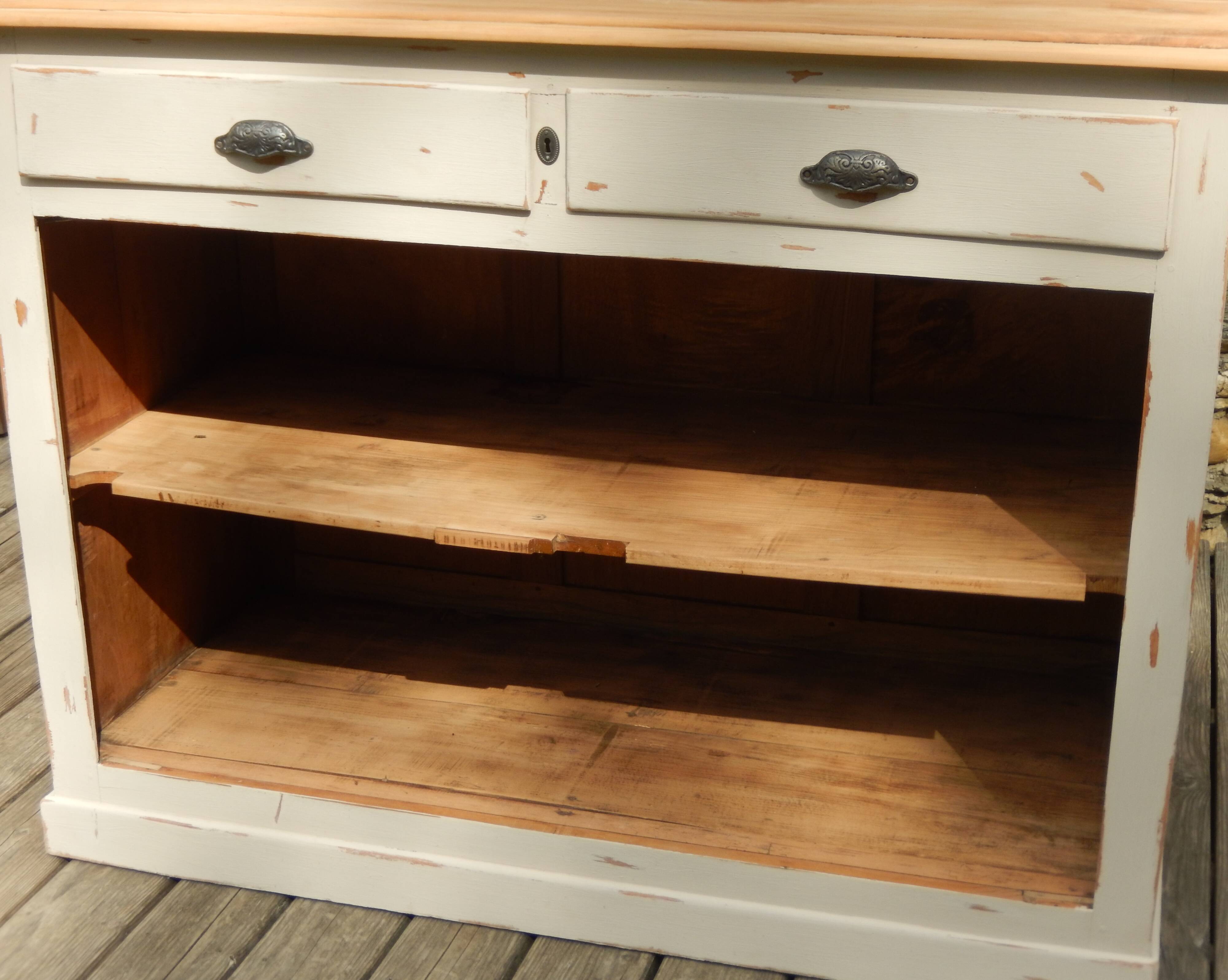 Superb buffet unit / counter / kitchen island in solid wood