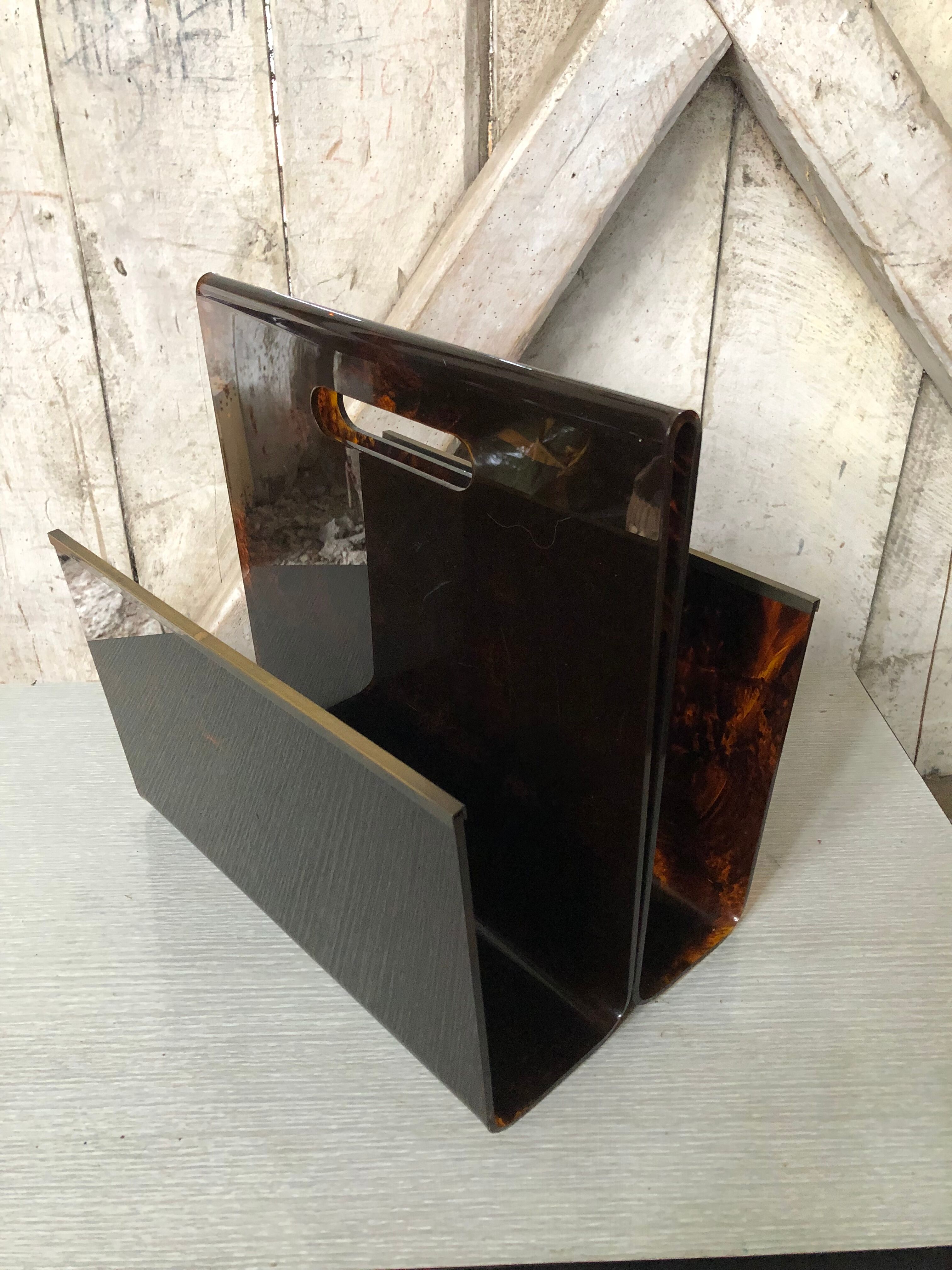 Old door reviews plexiglas curved marbled + baguettes brass vintage