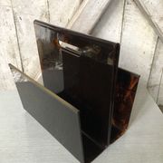 Old door reviews plexiglas curved marbled + baguettes brass vintage
